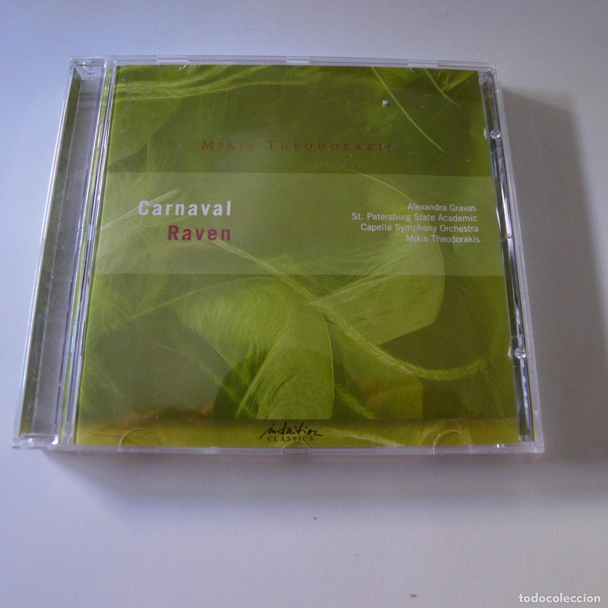 CDs de m&uacute;sica: Mikis Theodorakis, Alexandra Gravas, Capella Symphonic Orchestra &ndash; Carnaval; Raven CD