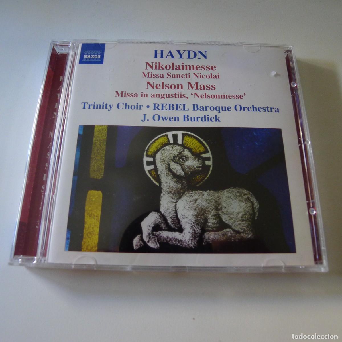 CDs de m&uacute;sica: Haydn , Trinity Choir , Rebel Baroque Orchestra, J. Owen Burdick &ndash; Nikolaimesse / Nelson Mass CD