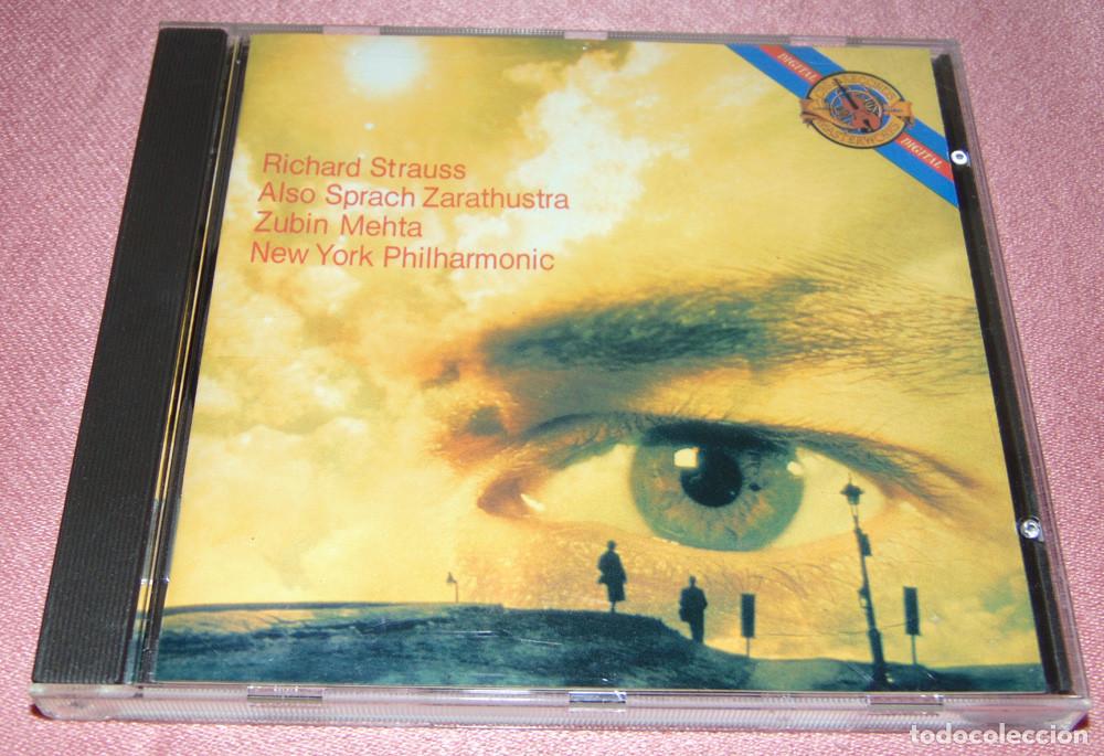 CDs de m&uacute;sica: RICARDO STRAUSS - ALSO SPRACH ZARATHUSTRA - NEW YORK PHILHARMONIC - ZUBIN MEHTA - CD ALBUM