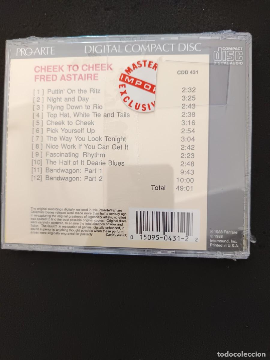 CDs de m&uacute;sica: FRED ASTAIRE. CHEEK TO CHEEK - Foto 2