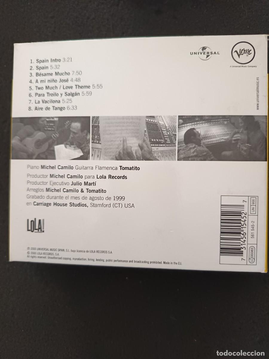 CDs de m&uacute;sica: MICHEL CAMILO & TOMATITO: SPAIN - Foto 2