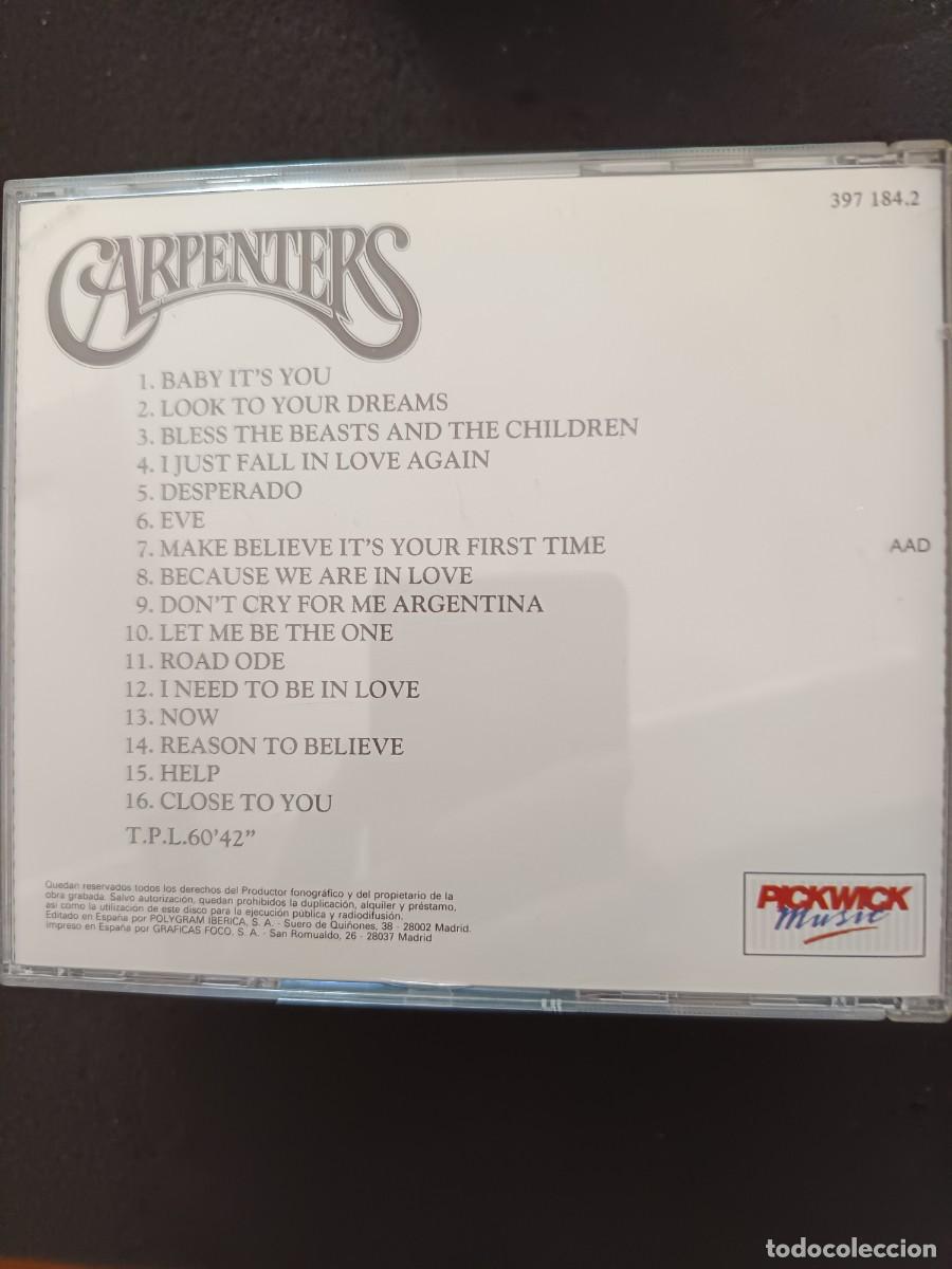 CDs de m&uacute;sica: CARPENTERS. TREASURES - Foto 2