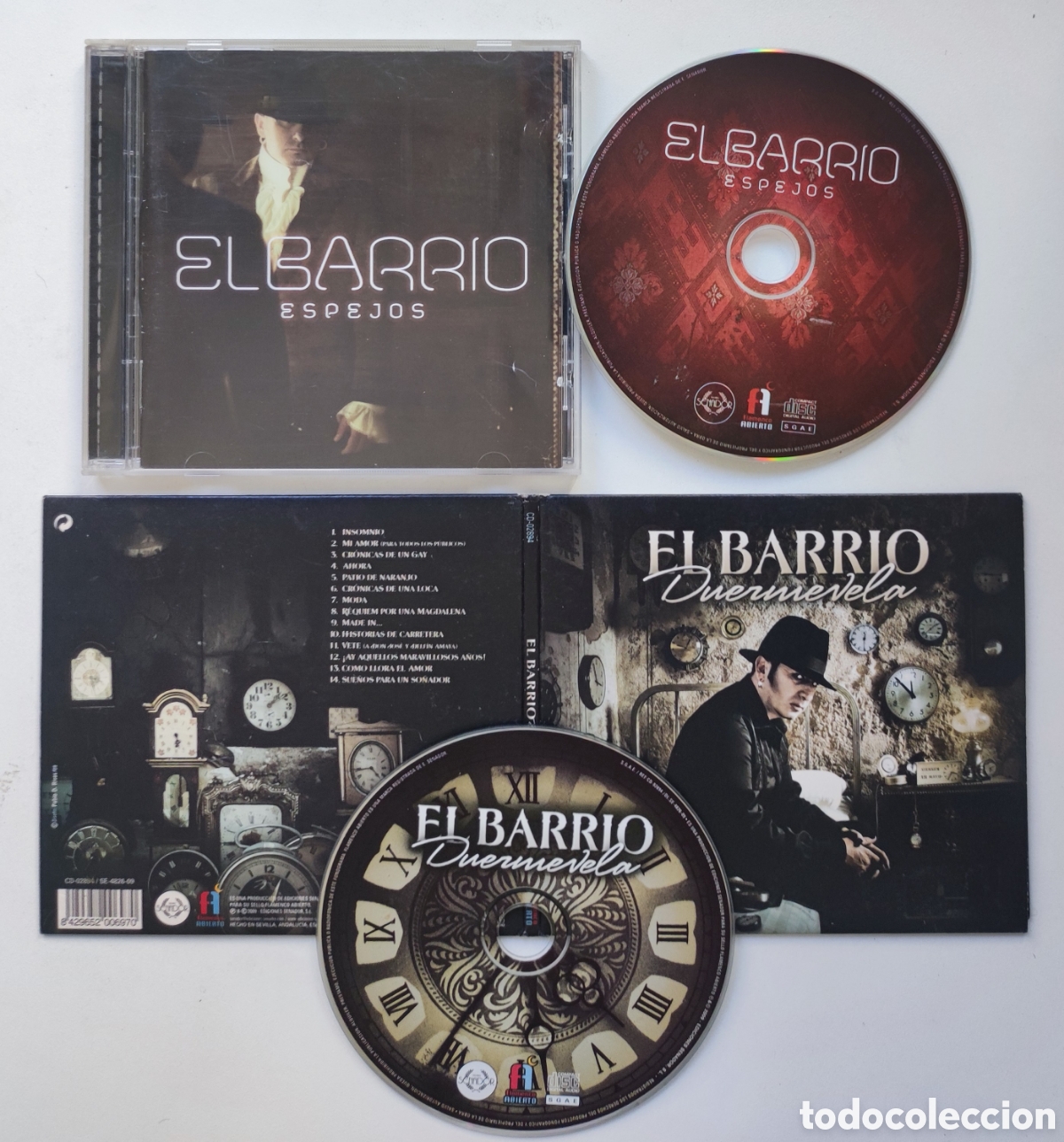 CDs de m&uacute;sica: 2 CD - EL BARRIO / DUERMEVELA + ESPEJOS - EDICIONES SENADOR