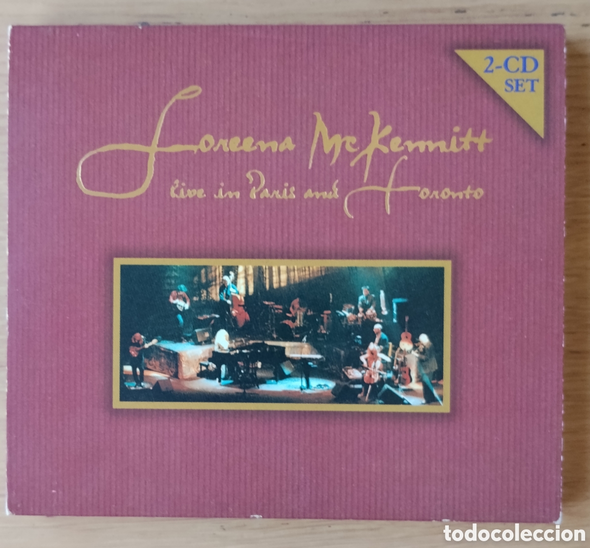 CDs de m&uacute;sica: LOREENA McKENNITT: &rdquo;LIVE IN PARIS AND TORONTO&rdquo; DOBLE CD 1999 - FOLK - POP - ROCK
