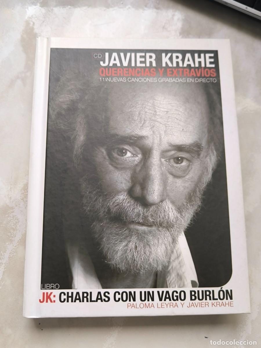 CDs de m&uacute;sica: Javier Krahe Libro y CD JK CONVERSACIONES CON UN VAGO BURL&Oacute;N- PALOMA LEYRA - J KRAHE