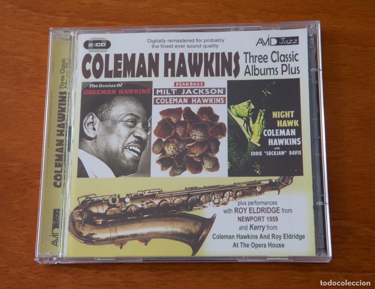 CDs de m&uacute;sica: COLEMAN HAWKINS 2 CD Three Classic Albums Plus avid Jazz AMSC1025
