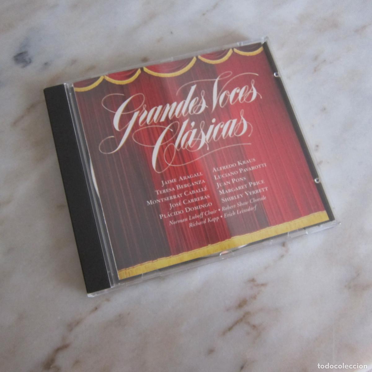 CDs de m&uacute;sica: GRANDES VOCES CL&Aacute;SICAS - CARRERAS, CABALL&Eacute;, VERGANZA, KRAUSS, PAVAROTTI, PONS, PRICE... (BMG) CD