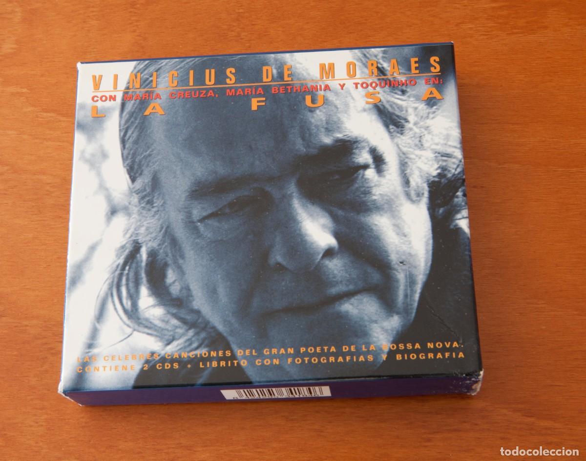 CDs de m&uacute;sica: VINICIUS DE MORAES LA FUSA CON MAR&Iacute;A CREUZA, MAR&Iacute;A BETHANIA Y TOUQUINHO 2 CDS DM DiscMedi Dm box 16