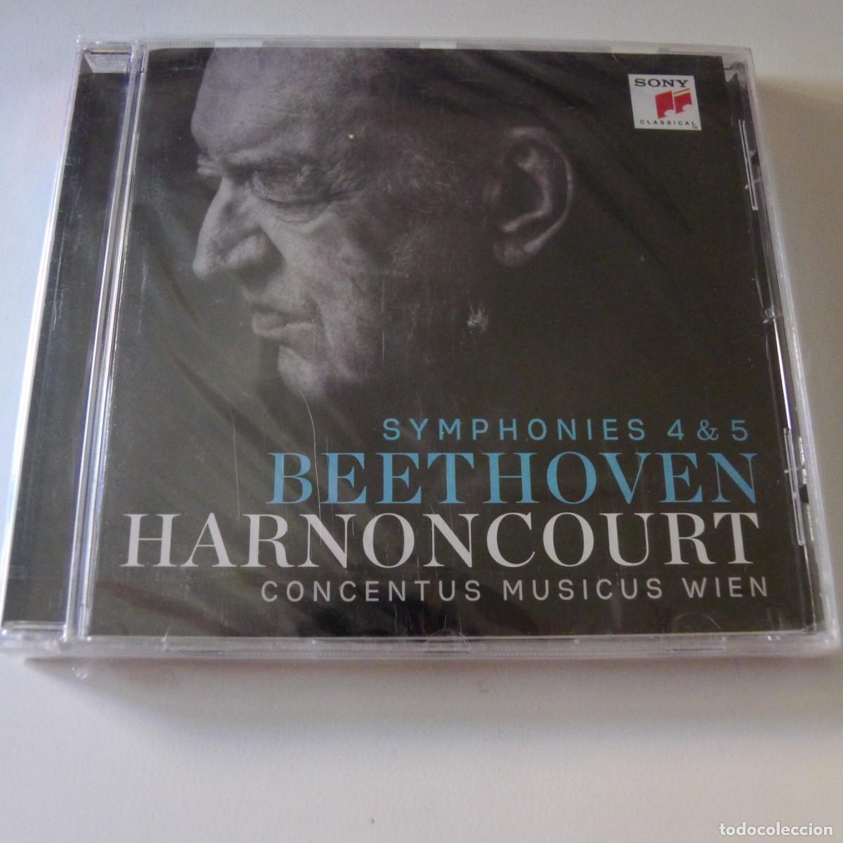 CDs de m&uacute;sica: Beethoven , Nikolaus Harnoncourt, Concentus Musicus Wien &ndash; Symphonies 4 & 5 CD nuevo envuelto