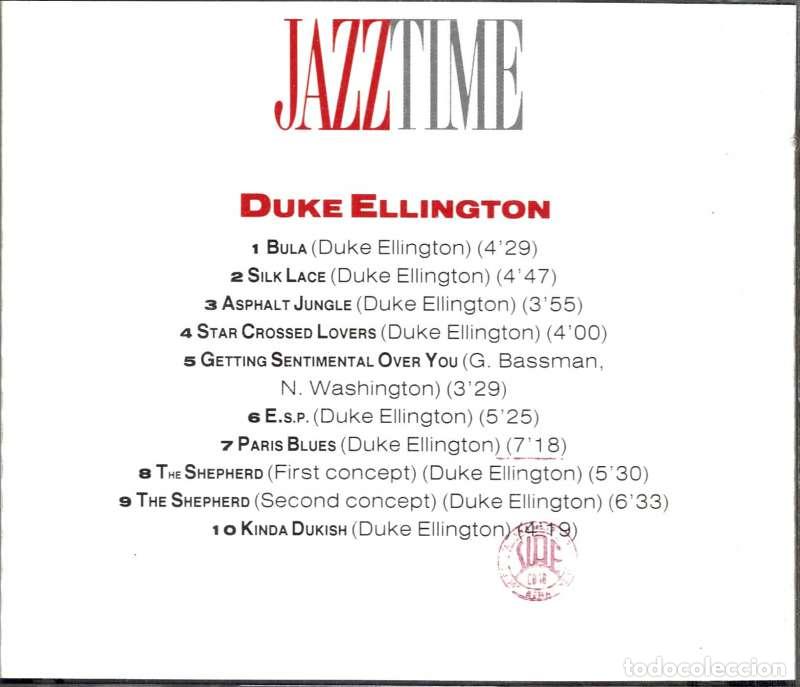 CDs de m&uacute;sica: Duke Ellington - Jazz Time. CD - Foto 2