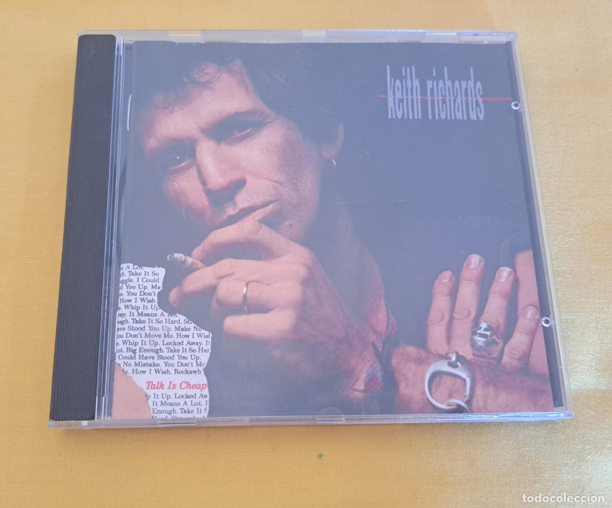 CDs de m&uacute;sica: KEITH RICHARDS - TALK IS CHEAP - Virgin &ndash; CDV 2554 - UK 1988