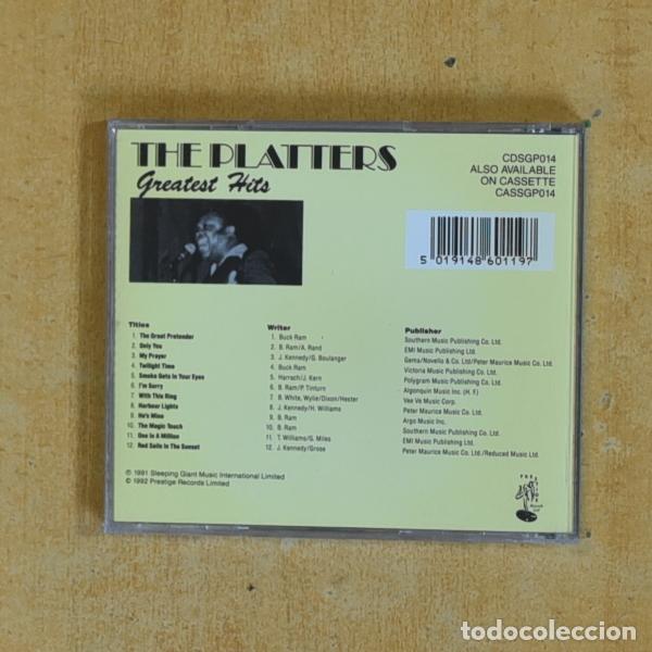 CDs de m&uacute;sica: THE PLATTERS - GREATEST HITS - CD - Foto 2