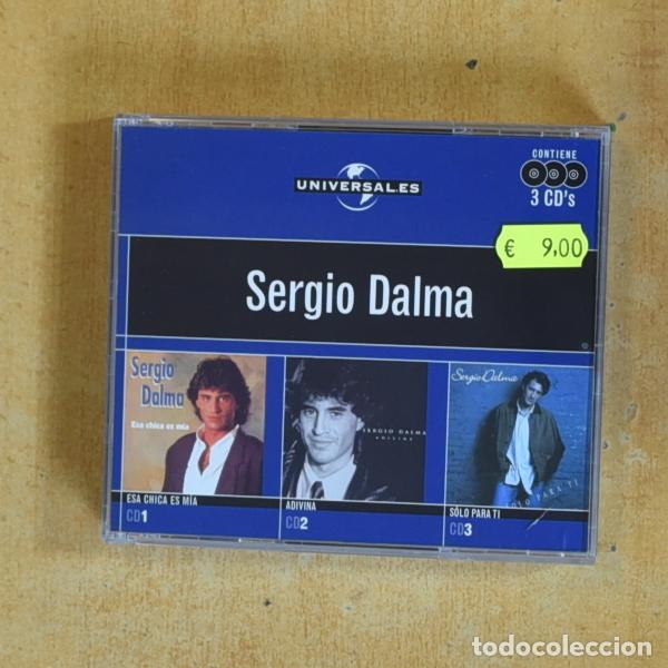 CDs de m&uacute;sica: SERGIO DALMA - ESA CHICA ES MIA / ADIVINA / SOLO PARA TI - CD