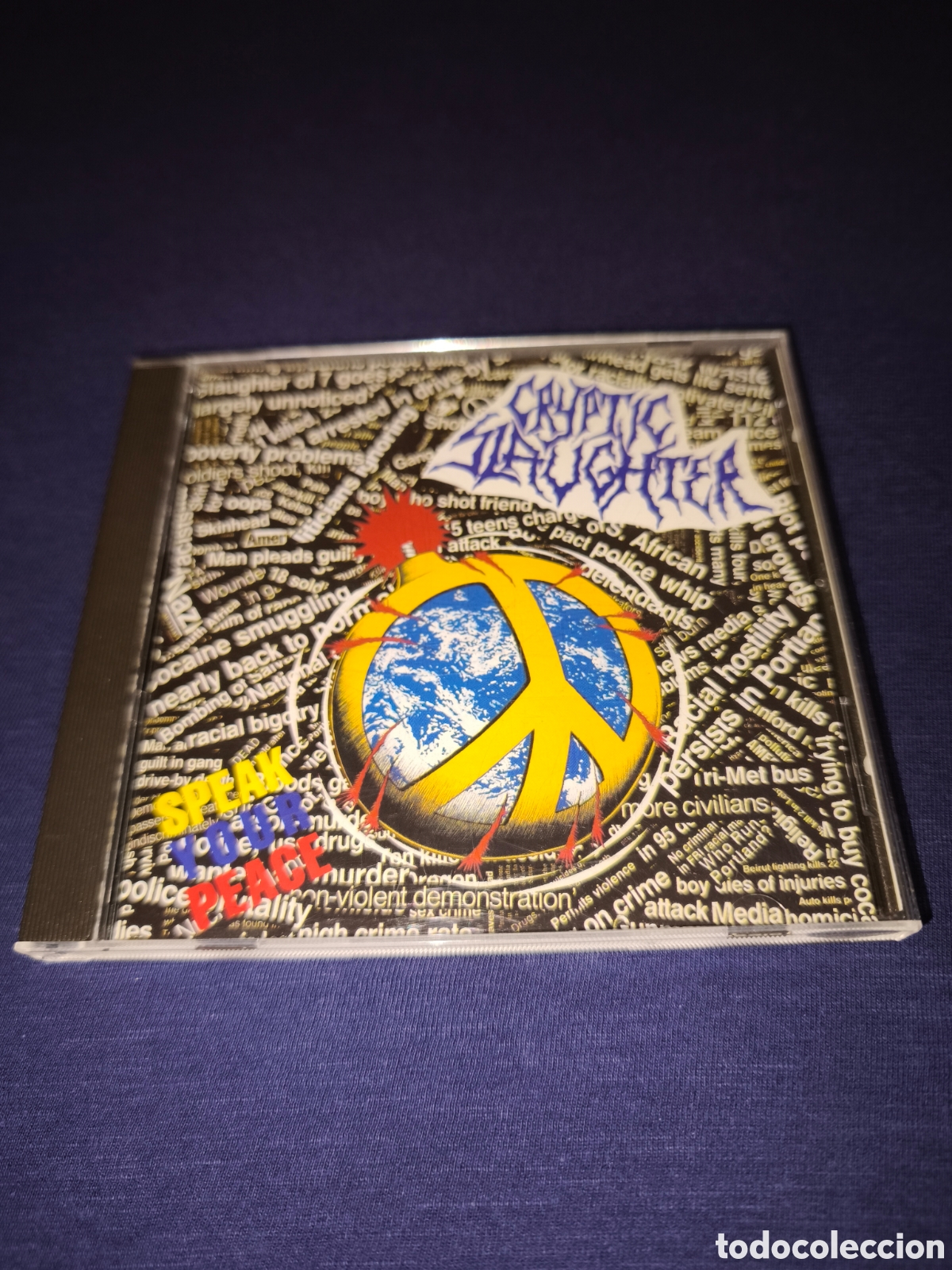 CDs de m&uacute;sica: Cryptic Slaughter Speak your peace