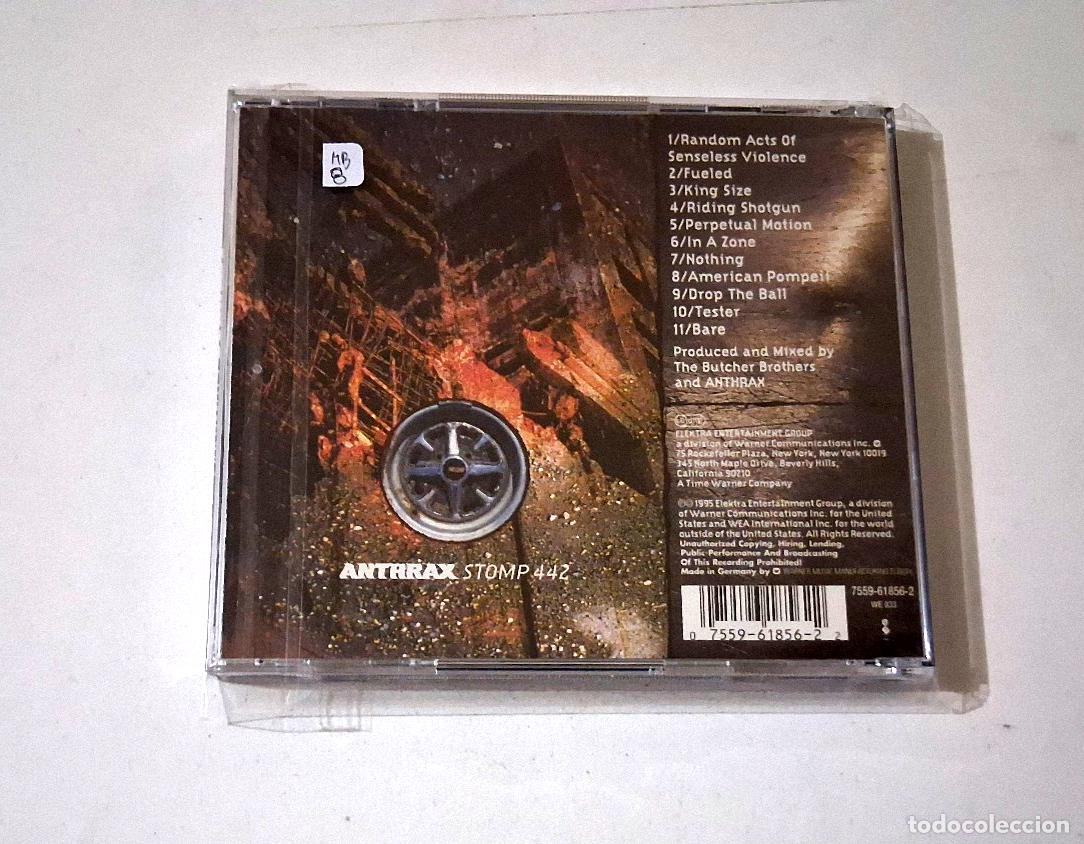 CDs de m&uacute;sica: ANTHRAX &rdquo;STOMP 442&rdquo; CD 11 TRACKS - Foto 2