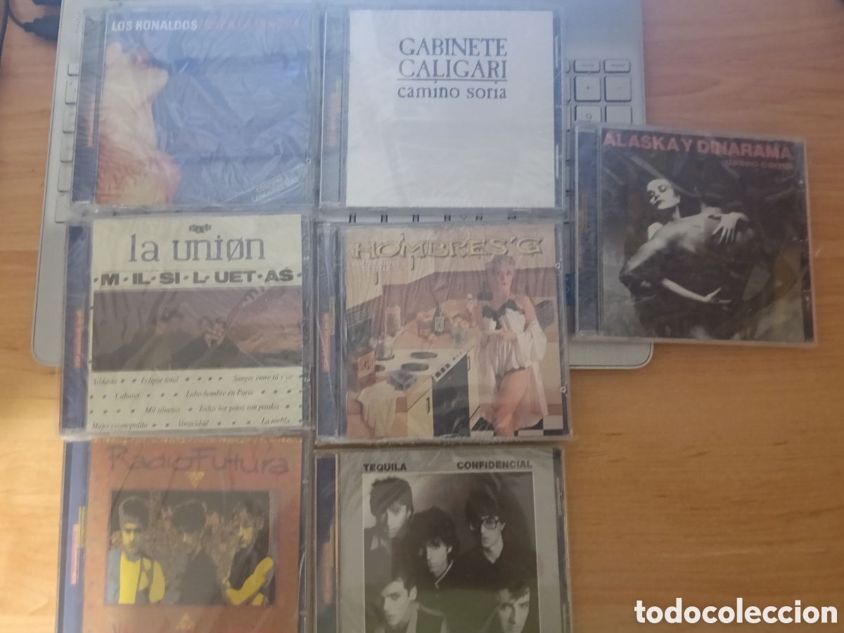CDs de m&uacute;sica: 6 cd precintados Pop Espa&ntilde;ol de los 80, discos esenciales
