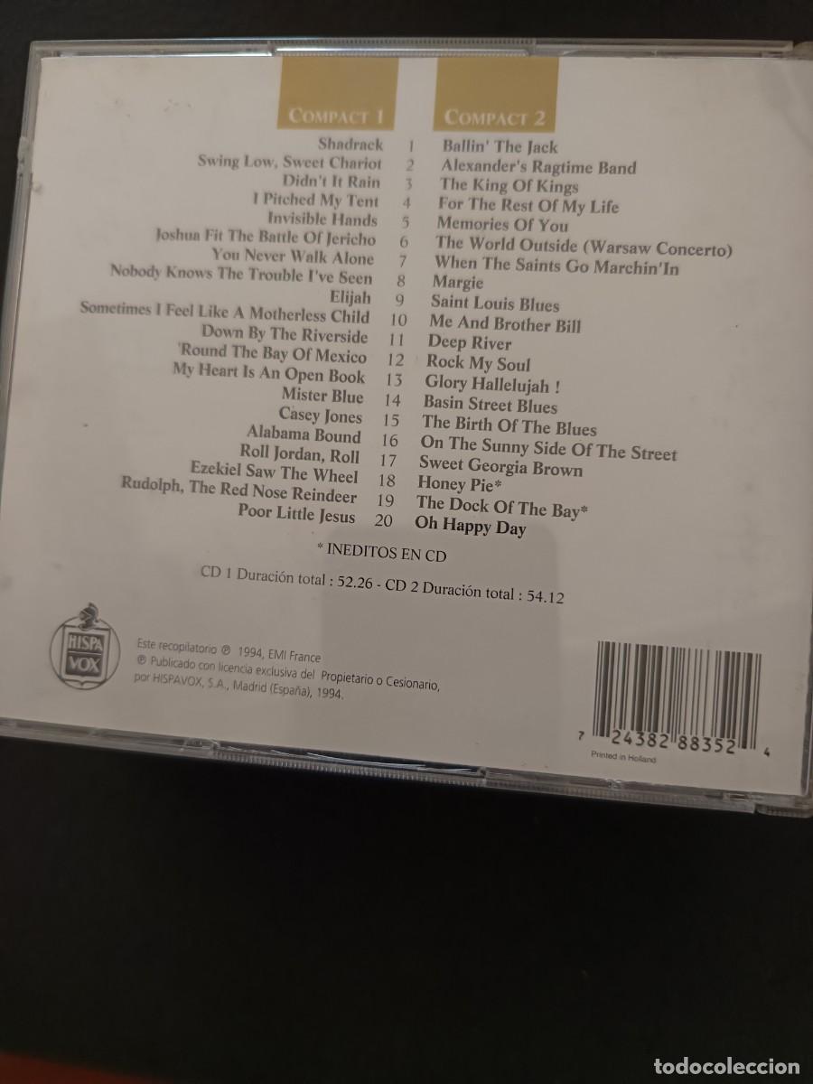 CDs de m&uacute;sica: 2 CD. LO MEJOR DEL GOLDEN GATE QUARTET - Foto 2