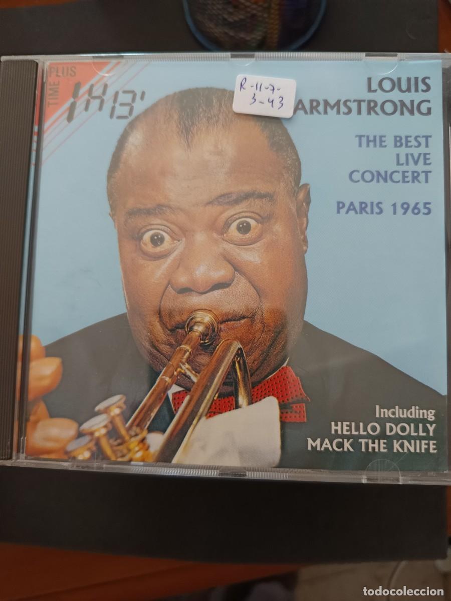 CDs de m&uacute;sica: LOUIS ARMSTRONG. THE BEST LIVE CONCERT PARIS 1965. INCLUDING HELLO DOLLY, MACK THE KNIFE