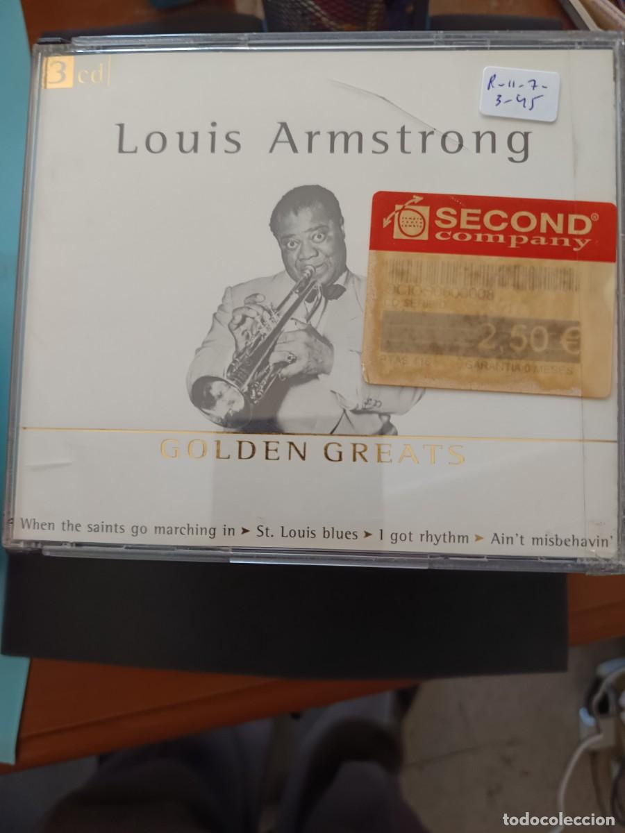 Music CDs: 3 CD. LOUIS ARMSTRONG. GOLDEN GREATEST