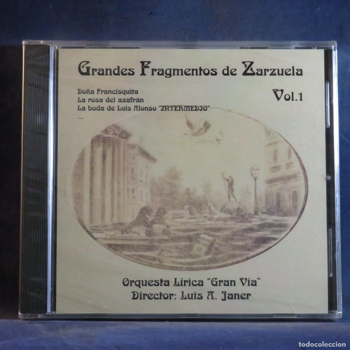 CDs de m&uacute;sica: ORQUESTA LIRICA &rdquo;GRAN VIA&rdquo; &ndash; GRANDES FRAGMENTOS DE ZARZUELA VOL.1 - CD