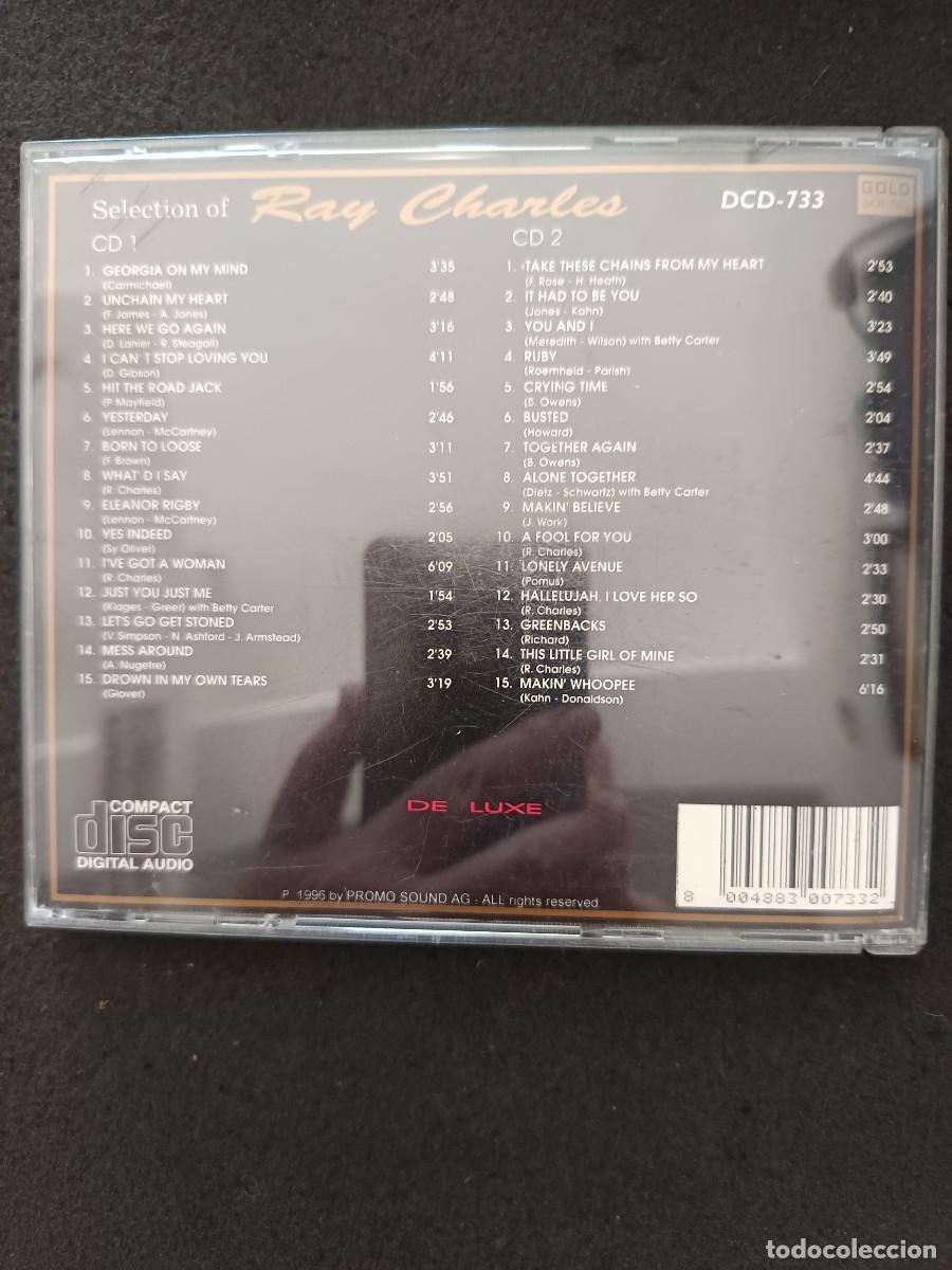 CDs de m&uacute;sica: 2 CD. SELECTION OF RAY CHARLES - Foto 2
