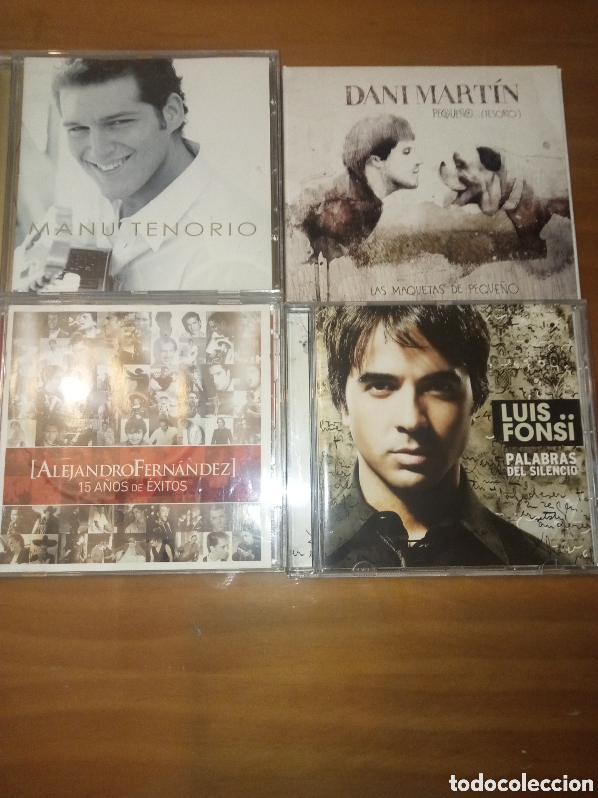 CDs de m&uacute;sica: Lote de 4 CDs cantantes masculinos