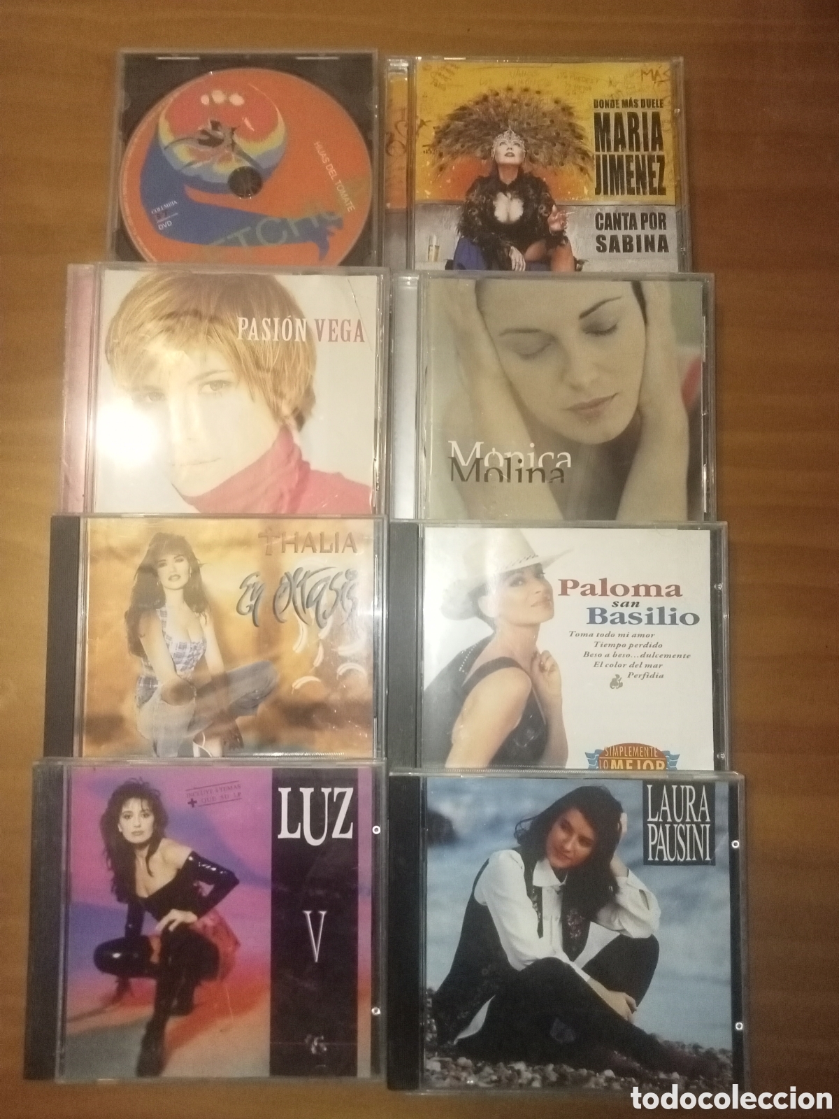 CDs de m&uacute;sica: Lote de 8 CDs cantantes femeninas
