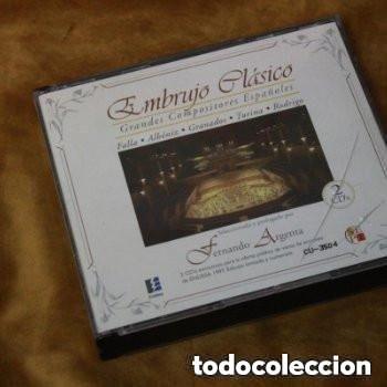 CDs de m&uacute;sica: Embrujo cl&aacute;sico, Grandes compositores espa&ntilde;oles. Doble CD. DDD. Alfa delta, 1997.