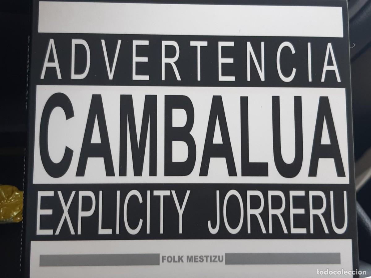 CDs de m&uacute;sica: CD Explicity Jorreru de Cambalua. Folk/Ska Cantabria 2013 ADVERTENCIA CAMBALUA