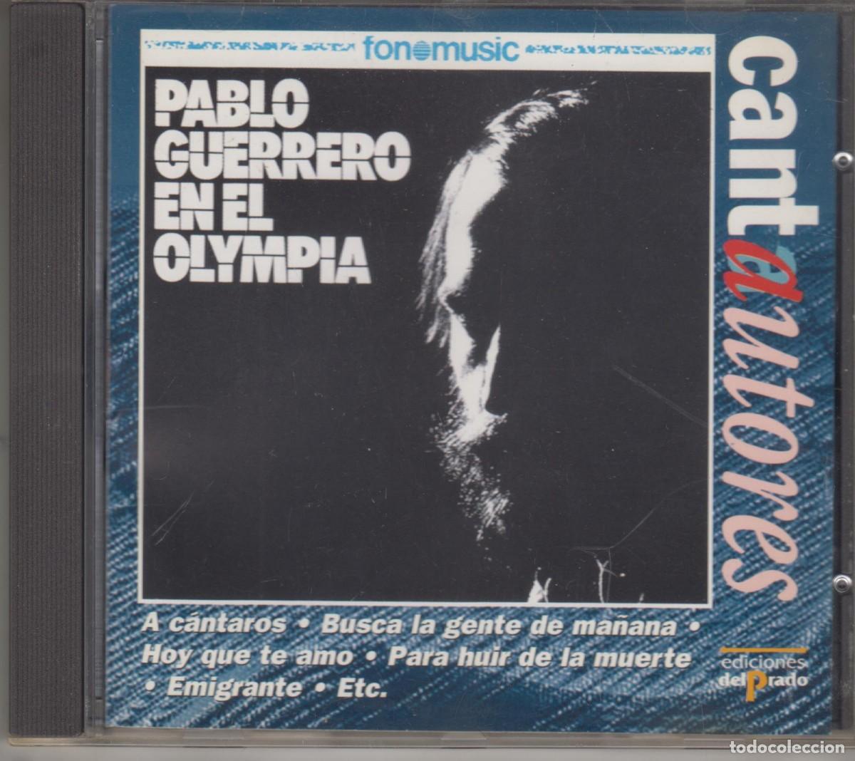 CDs de m&uacute;sica: Pablo Guerrero cd En el Olympia 1996 Cantautores