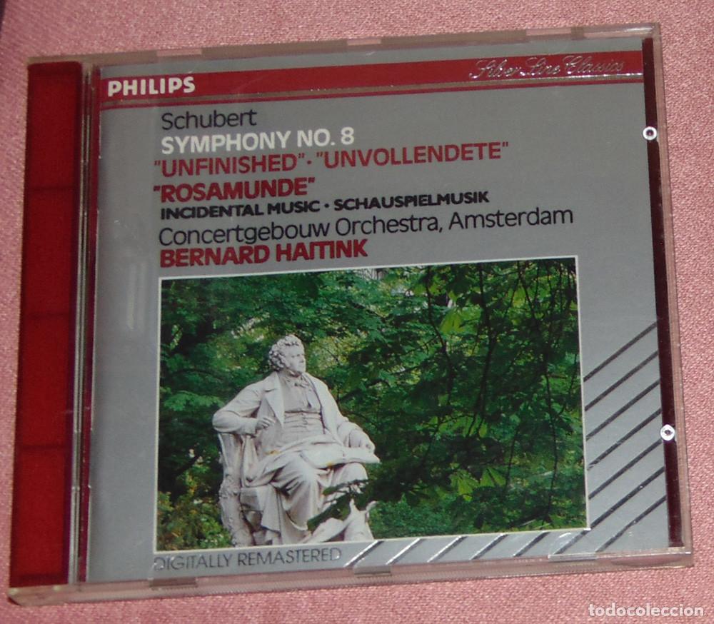 CDs de m&uacute;sica: SCHUBERT - SYMPHONY N&ordm; 8 - INCONCLUSA - ROSAMUNDE - CONCERTGEBOUW - HAITINK - CD ALBUM GERMANY