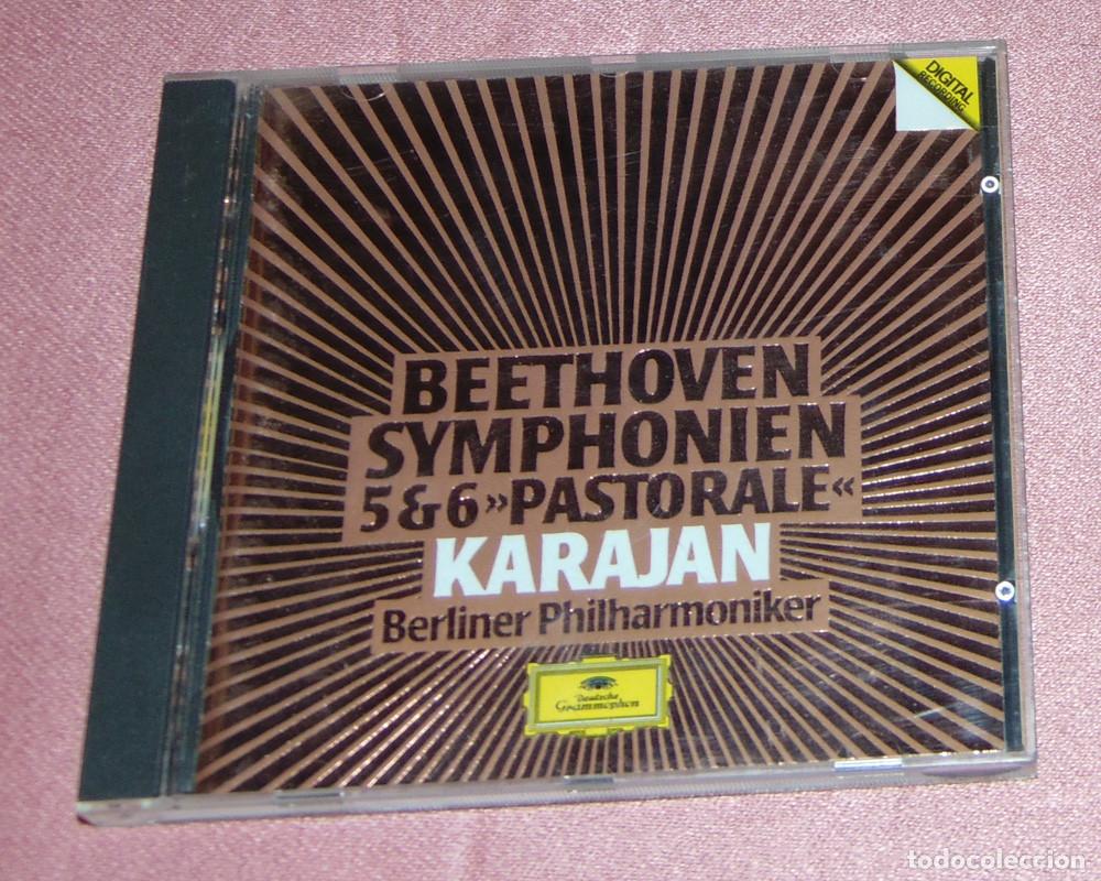 CD de M&uacute;sica: BEETHOVEN - SYMPHONIEN 5 Y 6 'PASTORALE' - HERBERT VON KARAJAN - BERLINER PHILHARMONIKER - CD ALBUM