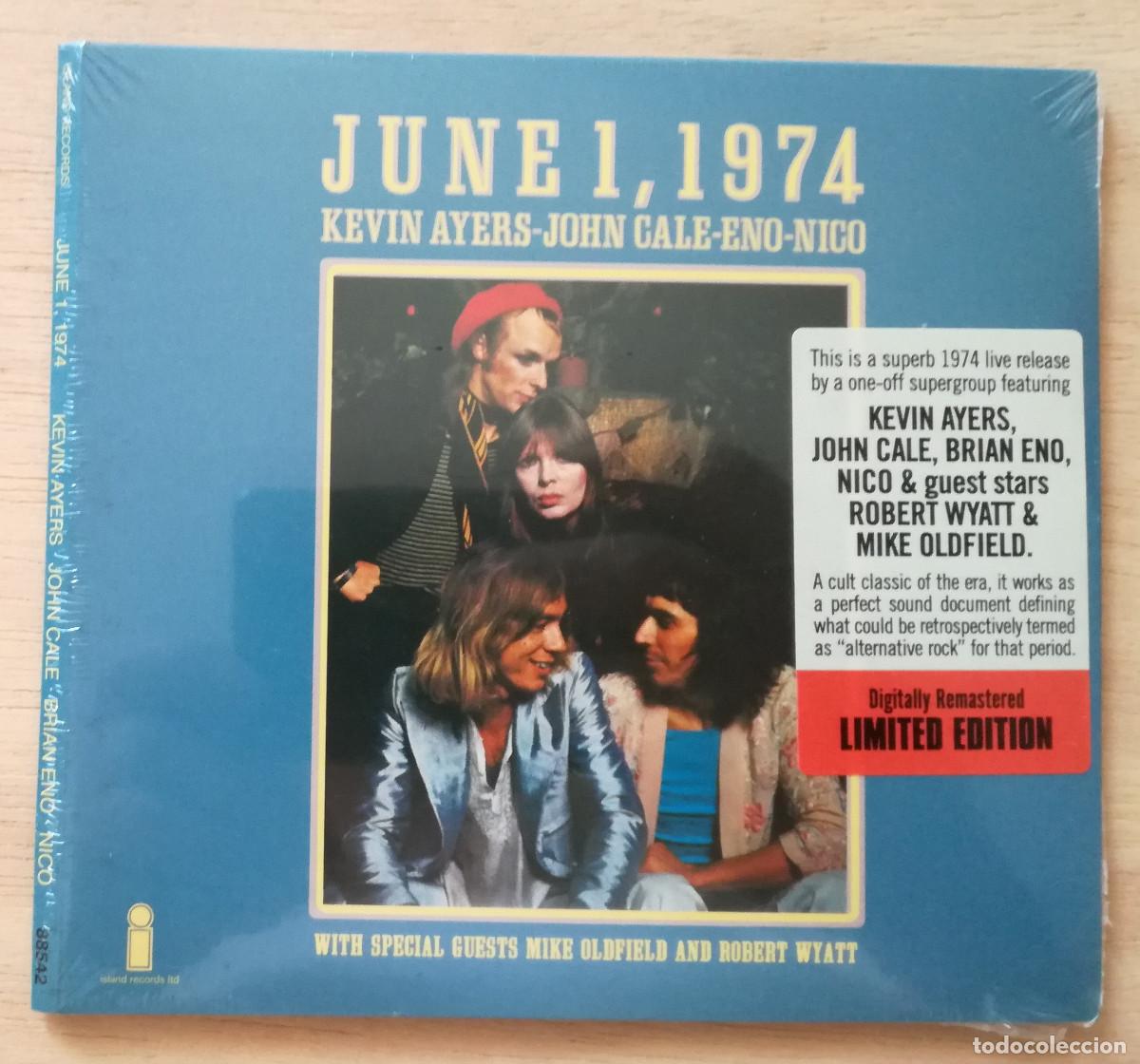 CDs de m&uacute;sica: KEVIN AYERS JOHN CALE ENO NICO - JUNE 1 1974 - DIGIPACK PRECINTADO