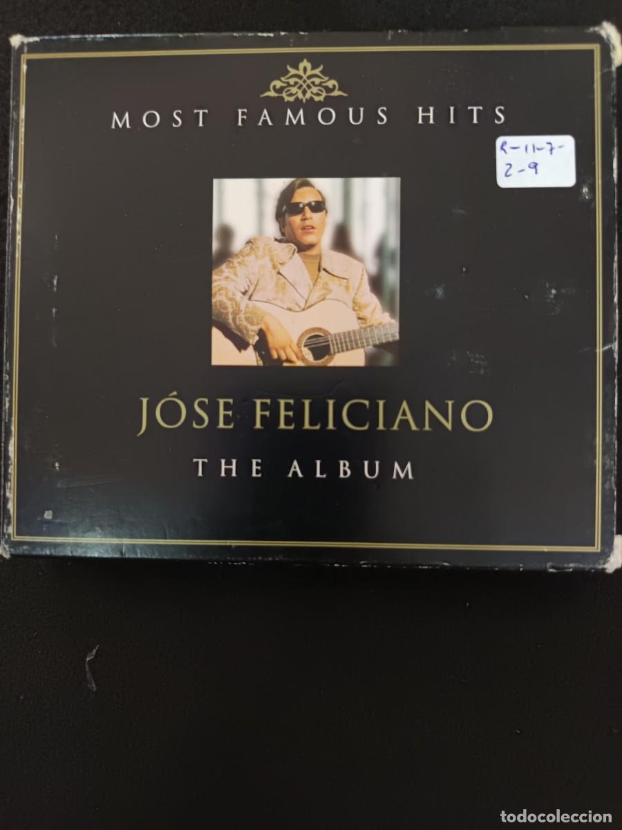 CDs de m&uacute;sica: 2 CD. JOS&Eacute; FELICIANO. THE ALBUM. MOST FAMOUS HITS