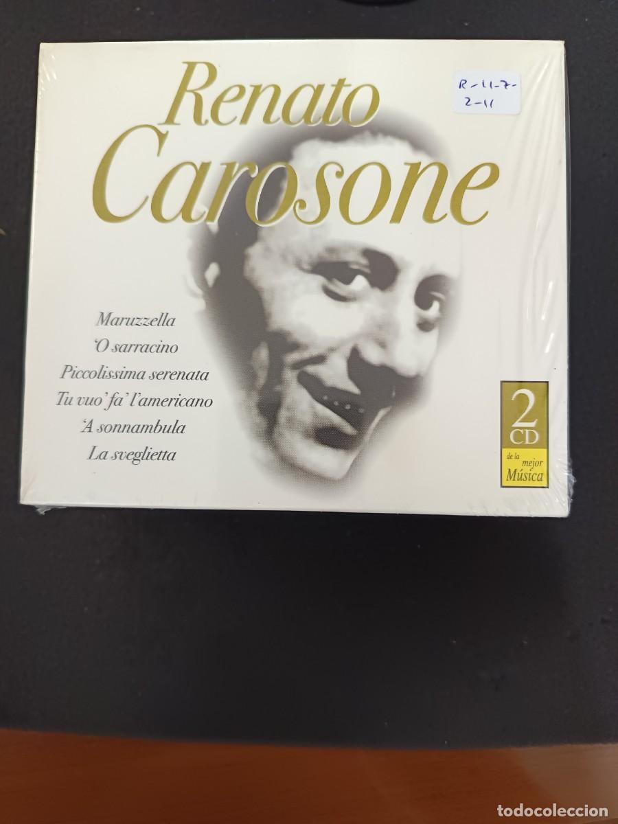 CDs de m&uacute;sica: 2 CD. RENATO CAROSONE: MARUZELLA, O' SARRACINO, PICCOLISSIMA SERENATA, TU VUO &rdquo;FA&rdquo; L'AMERICANO Y OTR