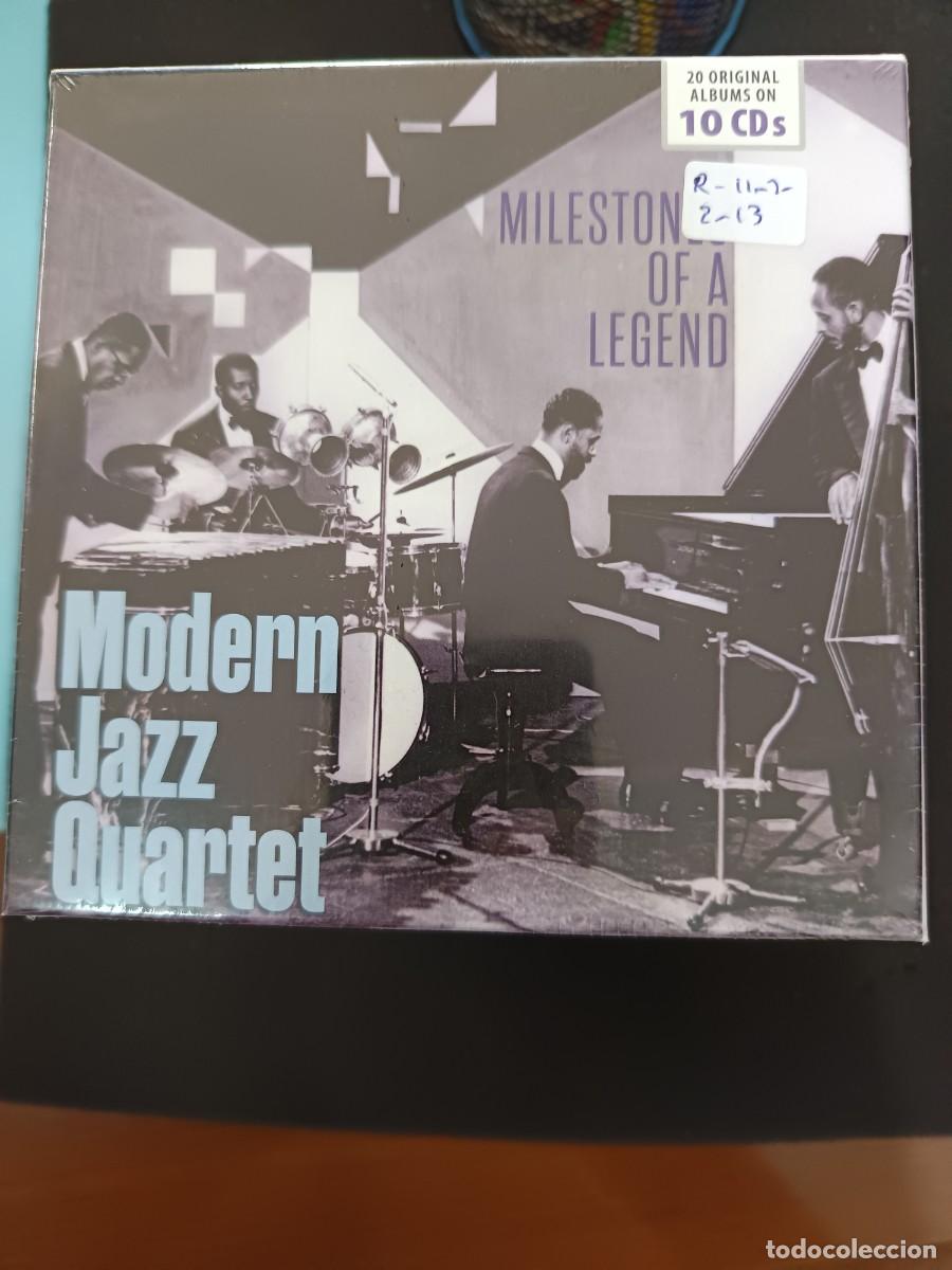 CDs de m&uacute;sica: 10 CD. MODERN JAZZ QUARTET. MILESTONES OF A LEGEND. 20 ORIGINAL ALBUMS ON 10 CDS