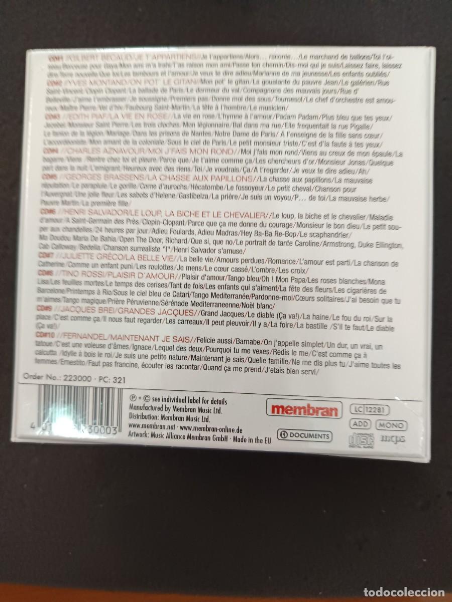 CDs de m&uacute;sica: 10 CD SET. LA L&Eacute;GENDE DE LA CHANSON - Foto 2