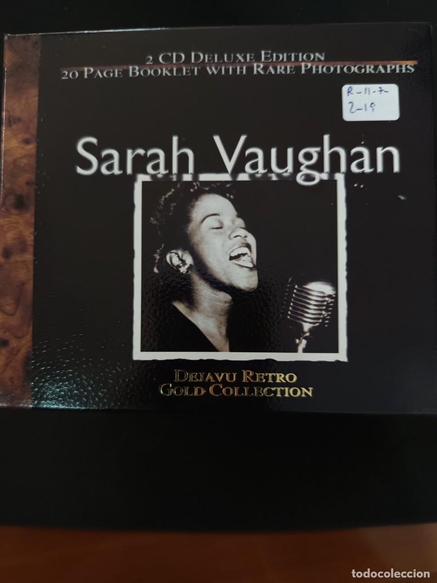 CDs de m&uacute;sica: 2 CDS DELUXE EDITION. SARAH VAUGHAN. 20 PAGE BOOKLET WITH RARE PHOTOGRAPHS. DEJAVU RETRO GOLD COLL