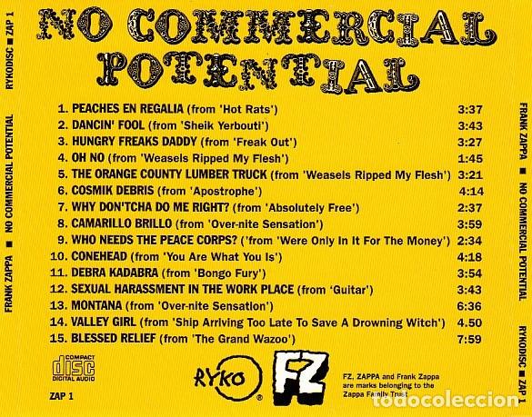 CDs de m&uacute;sica: Frank Zappa - Non Commercial Potential - Foto 2