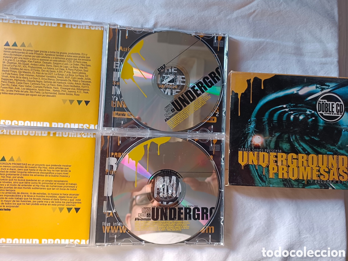 CDs de m&uacute;sica: 2CDs Promesas Underground Hip hop - Foto 3