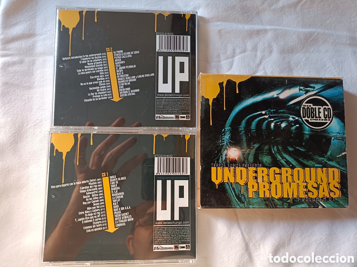 CDs de m&uacute;sica: 2CDs Promesas Underground Hip hop - Foto 4