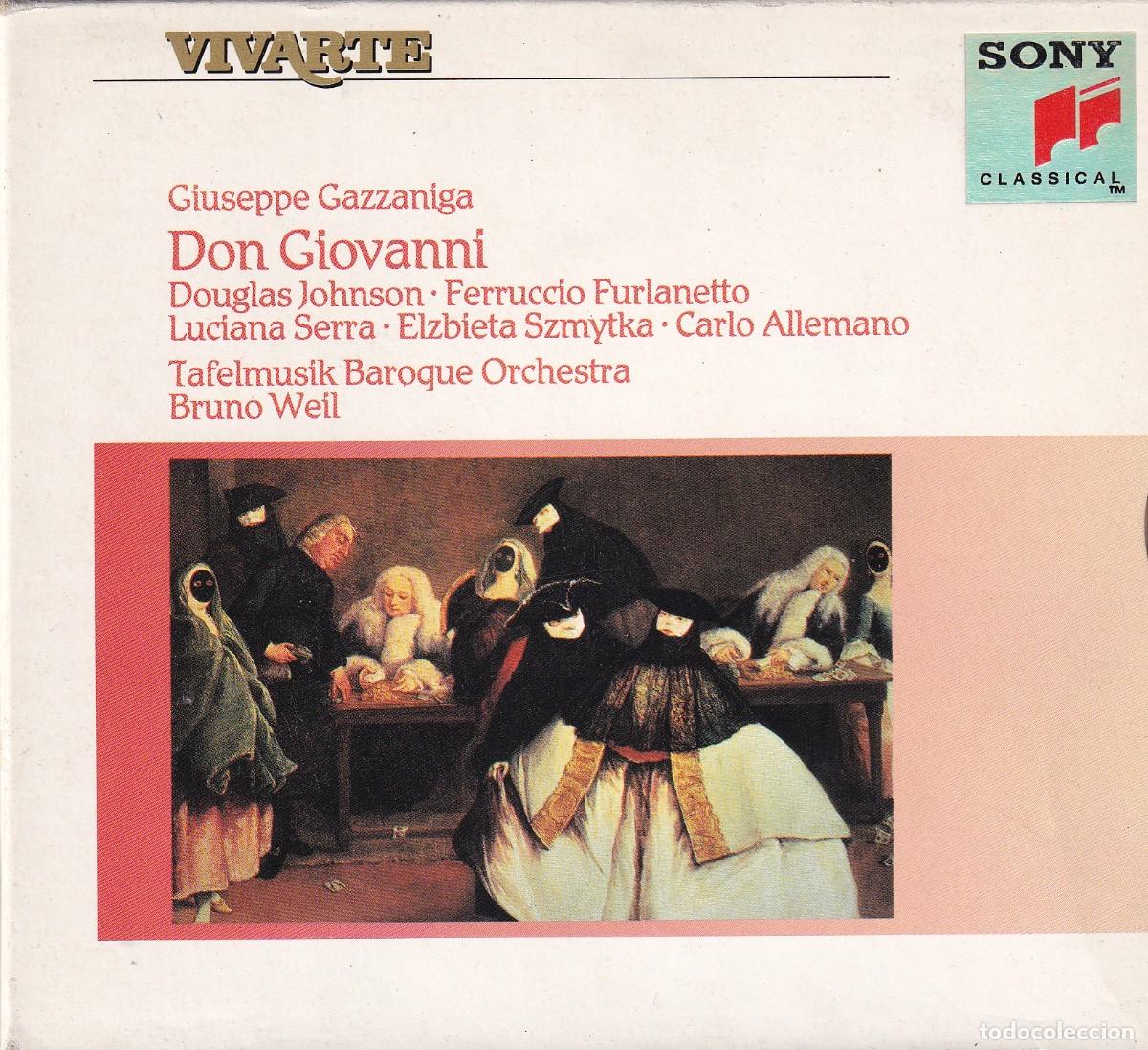 CD de M&uacute;sica: Giuseppe Gazzaniga - Don Giovanni