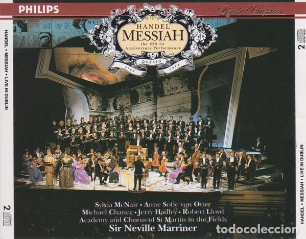 CD de M&uacute;sica: H&auml;ndel - Mes&iacute;as - Neville Marriner + St Martin in the Fields (2 CDs)