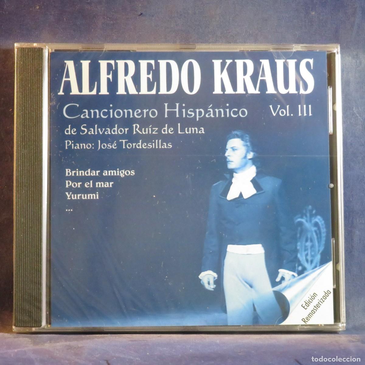 CDs de m&uacute;sica: ALFREDO KRAUS - CANCIONERO HISP&Aacute;NICO VOL. III - CD