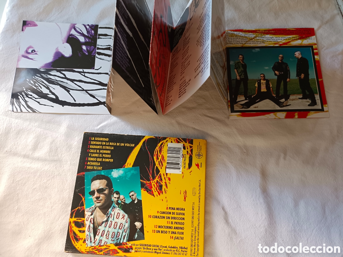 CDs de m&uacute;sica: CD Seguridad Social En la boca del Volc&aacute;n. - Foto 3