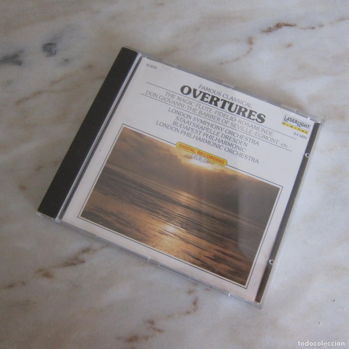 CDs de m&uacute;sica: FAMOUS CLASSICAL OVERTURES - THE MAGIC FLUTE / FIDELIO / ROSAMUNDE... (LASERLIGHT) 1989 CD