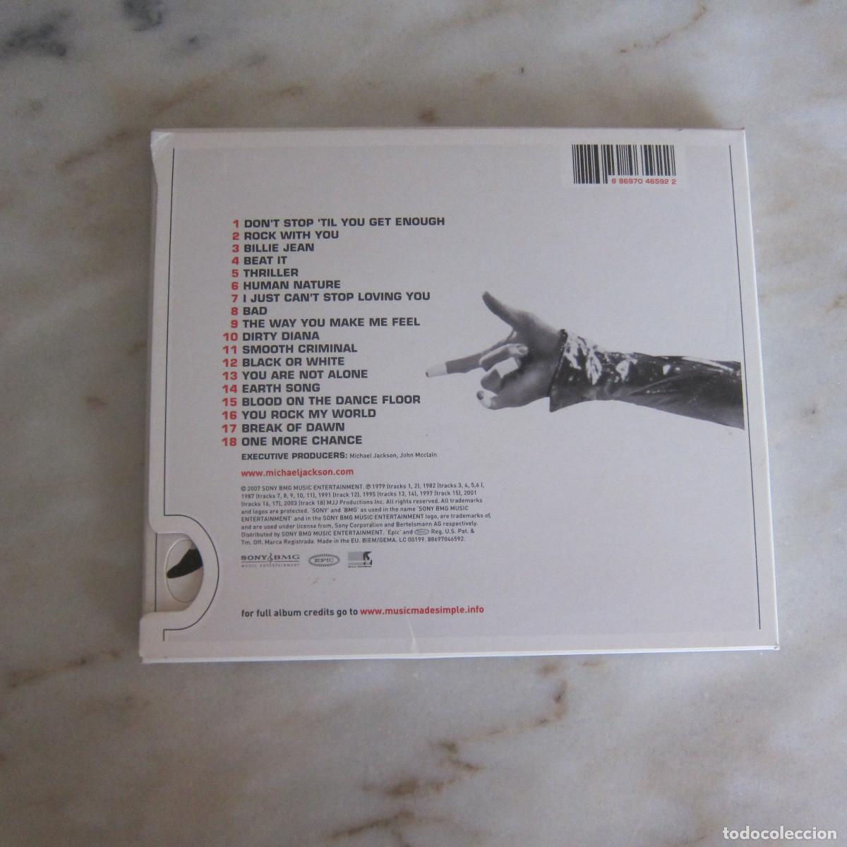 CDs de m&uacute;sica: MICHAEL JACKSON - NUMBER ONES (SONY BMG) CD - Foto 4