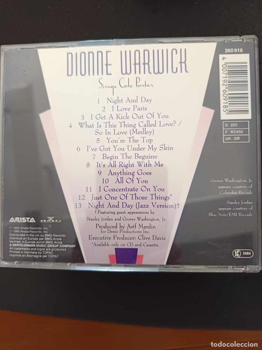 CDs de m&uacute;sica: DIONNE WARWICK SINGS COLE PORTER - Foto 2
