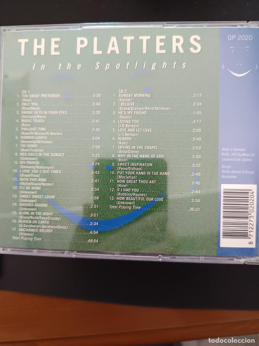 CDs de m&uacute;sica: 2 CD. THE PLATTERS IN THE SPOTLIGHTS - Foto 2