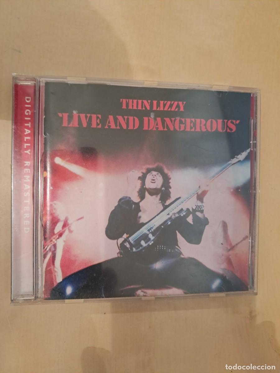 CDs de m&uacute;sica: Thin Lizzy , Live and Dangerous , CD 1996 Remasterizado. Perfecto estado. Hard Rock
